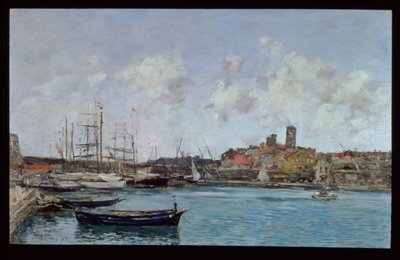 View of Antibes by Eugene Louis Boudin